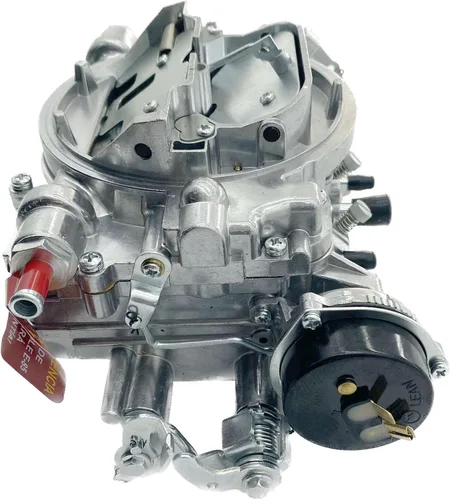 Miniatura 2 de 1826 18026 - Repuesto de carburador de 4 barriles para carburador Thunder AVS de 650 CFM, acabado satinado, orificio cuadrado todoterreno