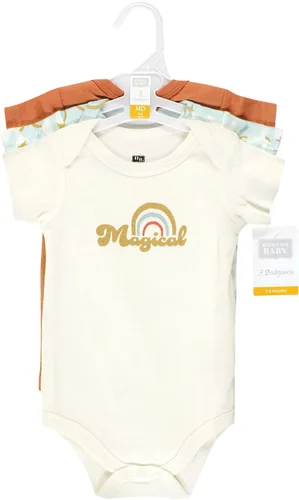 Miniatura 490 de Hudson Baby baby-girls Cotton Bodysuits 3-pack