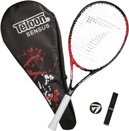 Miniatura 9 de Teloon Serie Sensus Triple absorción de impactos Raqueta de tenis para adultos, raqueta de tenis para mujer incluye funda para bolsa