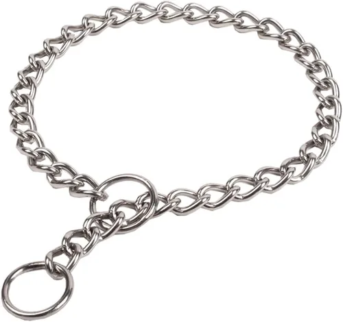 SGODA - Collar de entrenamiento para perros con cadena, 22 pulgadas, 3 mm