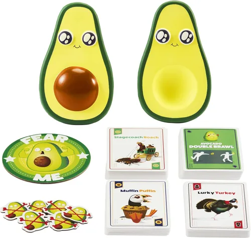 Miniatura 6 de Throw Throw Avocado por Exploding Kittens - Una secuela del juego de cartas Dodgeball y set de expansión - Juegos de fiesta para toda la familia