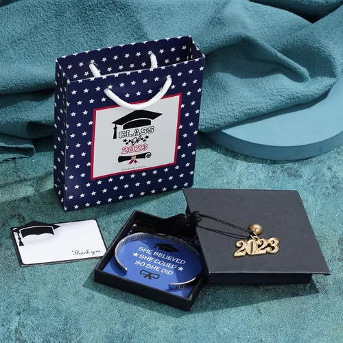 Miniatura 3 de M MOOHAM - Regalos de graduación para ella, él 2022, pulseras de graduación inspiradoras en clase de 2022, regalos de graduación de la escuela