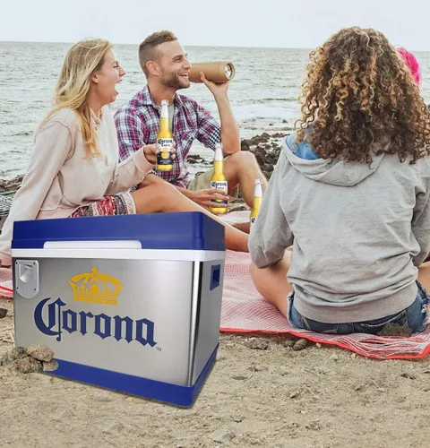 Miniatura 2 de Corona Cruiser - Enfriador termoeléctrico exclusivo, capacidad de 45 litros/48 cuartos de galón, 12 V CC/110 V CA para bebidas, cerveza, vino