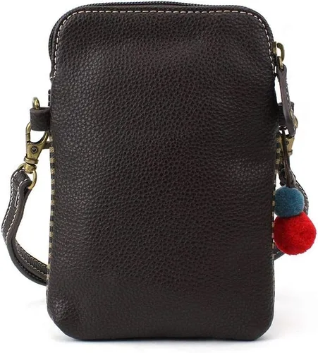 Miniatura 4 de CHALA Farm Animal Collection Cell Phone Crossbody Purse-Women PU LeatherCanvas Multicolor Handbag with Adjustable Strap