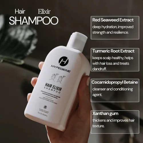 Miniatura 4 de Champú orgánico anticaspa – Nutre, repara y ayuda a fortalecer todo tipo de cabello – Sin parabenos, sin sulfatos – Champú hidratante de cúrcuma