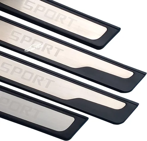 Miniatura 2 de Protector de placas de desgaste para puerta de automóvil para Honda Pilot 2015-2022, accesorios de automóvil, protector de umbral de puerta