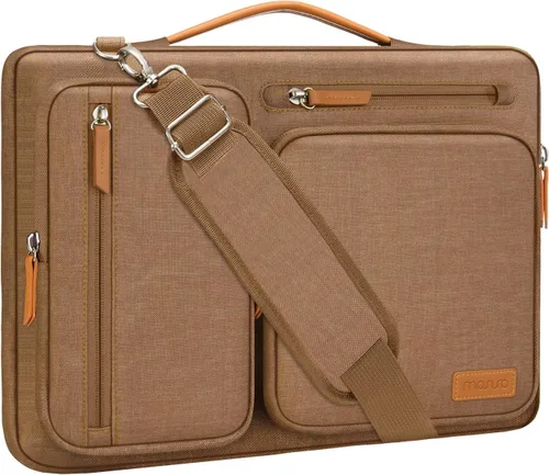 Miniatura 22 de MOSISO Bolsa de hombro protectora 360 para laptop, bolsas de computadora de 15-15.6 pulgadas compatibles con MacBook Pro de 16 pulgadas, HP, Dell