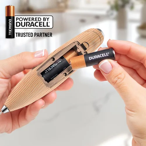 Miniatura 67 de Zulay Milk Boss Espumador de leche potente manual, hace espuma para latte, batidor para mezclar bebidas, café, miniespumador para capuchino, frappé