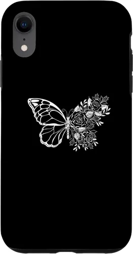 Miniatura 25 de Butterfly with Flowers Design Butterflies Flower Lover Case for iPhone 16