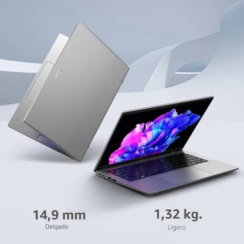 Miniatura 14 de acer Swift Go 14 Intel Evo - Laptop delgada y ligera, pantalla táctil de 14 pulgadas 1920 x 1200, desbloquea experiencias de inteligencia
