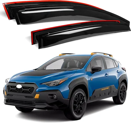 Miniatura 35 de AUXKO Protector de lluvia de ventana para Honda HRV 2023 2024 2025 2026 exterior con cinta adhesiva inastillable, protector de humo solar, visera