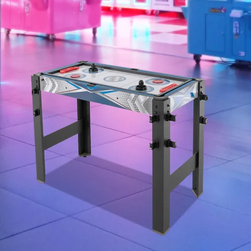 Miniatura 6 de Mesa de juego múltiple 5 en 1, mesa de juego combinada con hockey, billar, ping pong, tiro con arco, baloncesto para el hogar, sala