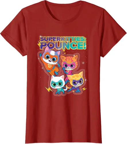 Miniatura 62 de Disney Junior SuperKitties Pounce! Camiseta de equipo completo, talla S