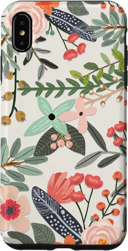 Miniatura 10 de Funda con diseño floral botánico de jardín colorido para iPhone 14