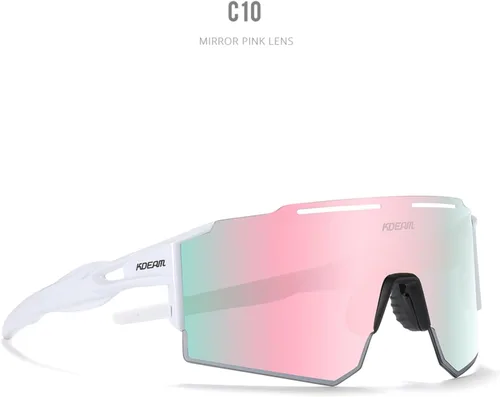 Miniatura 2 de Gafas de sol deportivas polarizadas UV400 para hombres y mujeres, gafas de ciclismo resistentes al viento para conducción, carrera, golf, lentes