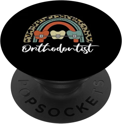 Asistente de ortodoncia arco iris ortodoncista PopSockets intercambiables PopGrip