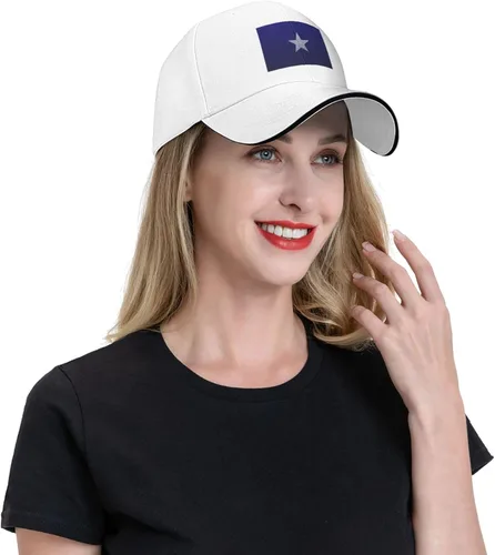 Miniatura 3 de QIZYOQA Bonnie Blue Flag Knitting Effect Baseball Cap for Men Women Adjustable Funny Dad Hat