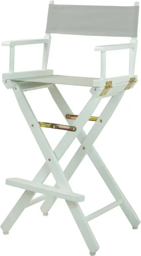 Miniatura 42 de Casual Home - Silla de director de 24 in, marco de roble miel, con lona color verde cazador, altura de mostrador Marco de roble miel - Madera maciza