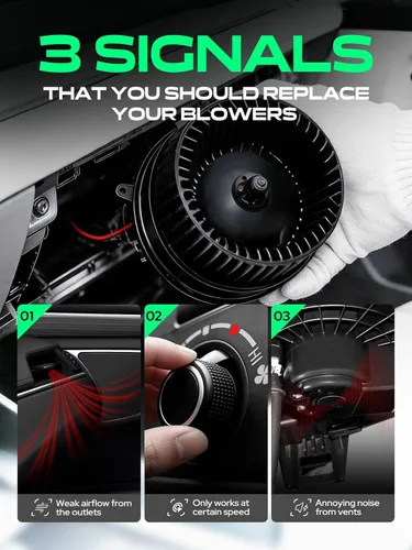 Miniatura 7 de Motor del ventilador del calentador de A/C con montaje de jaula de ventilador de repuesto para Chevrolet Equinox 2006-2016, Captiva Sport 2012-2015