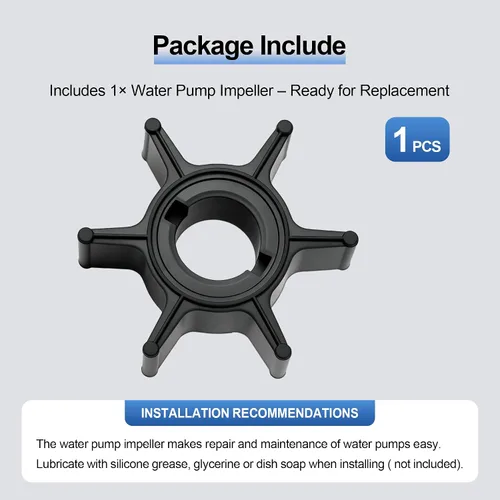 Miniatura 6 de MARKGOO Impulsor de bomba de agua 17461-97JM0 para Suzuki fuera de borda 2.5 HP DF2.5 Motor de barco Piezas de repuesto Johnson 5037429 17461-97JL0
