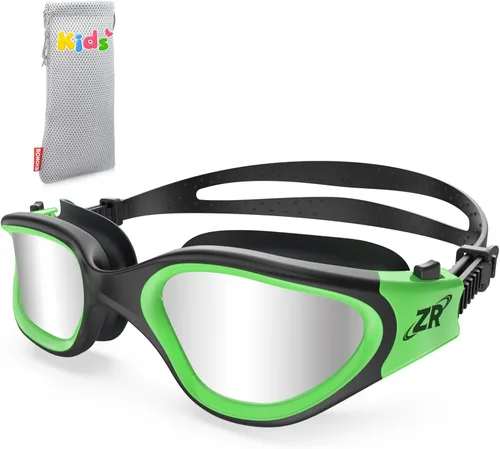 Miniatura 10 de ZIONOR Gafas de natación para niños, G1 MINI con protección UV, polarizadas, antivaho, para edades de 6 a 14 años A2