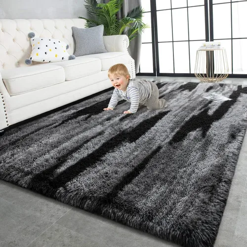 Miniatura 25 de TWINNIS - Alfombras muy suaves de pelo largo para interiores de 3 x 5 pies. Modernas alfombras de áreas de felpa para sala de estar, dormitorio