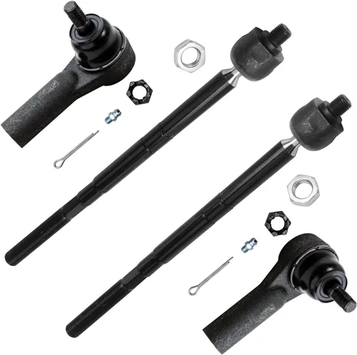 Miniatura 79 de Detroit Axle - 4 barras de acoplamiento delanteras para Kia Forte Koup 14-17, 14-18 Forte Forte5, 4 extremos de barra de acoplamiento exteriores e
