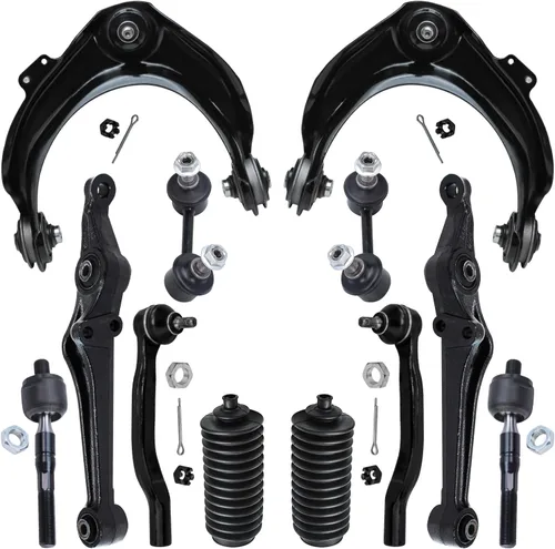 Miniatura 17 de Detroit Axle - Kit de extremo delantero para Ford 1998-2001 Explorer Mercury Mountaineer, 4 barras estabilizadoras delanteras y traseras, 2 brazos
