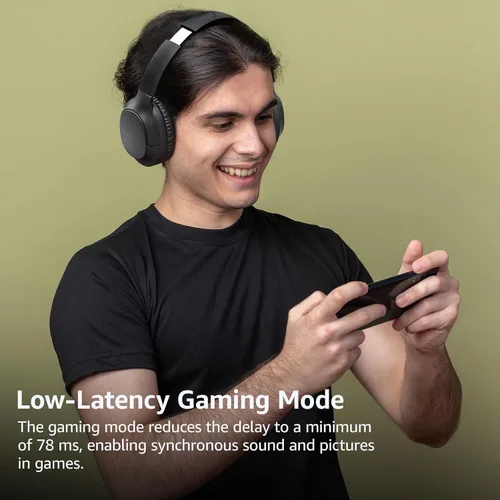 Miniatura 6 de TOZO HA1 Auriculares Bluetooth 5.4 Over Ear, 70H de Reproducción con Micrófono, Auriculares Inalámbricos Plegables, Sonido Estéreo de Graves