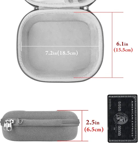Miniatura 5 de Geekria Shield - Funda para auriculares compatible con Bose QC Ultra II, QC 45/35 II/35/25/2/SE y más, bolsa de transporte de viaje de repuesto