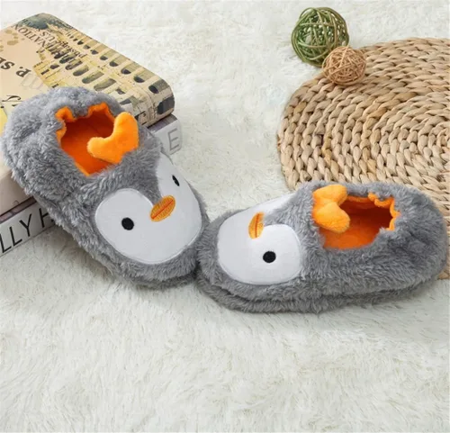 Miniatura 5 de Pantuflas de casa suaves de dibujos animados para bebé niña