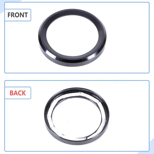 Miniatura 7 de Aunginsy Cubierta de anillo para decoración de arranque de motor de automóvil compatible con Ford Maverick 2022 2023 2024 de aluminio para botón