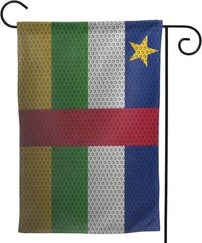 Miniatura 4 de Flag Of The Central African Republic Garden Flag 12.5"x18" Inch Double Sided Garden Flags Home Lawn Outdoor Decor Flags Party Banner Welcome Flag