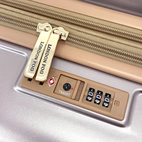Miniatura 5 de LONDON FOG Chelsea - Spinner expandible de 20", Oro Rosa, London Fog Chelsea - Spinner expandible de 20