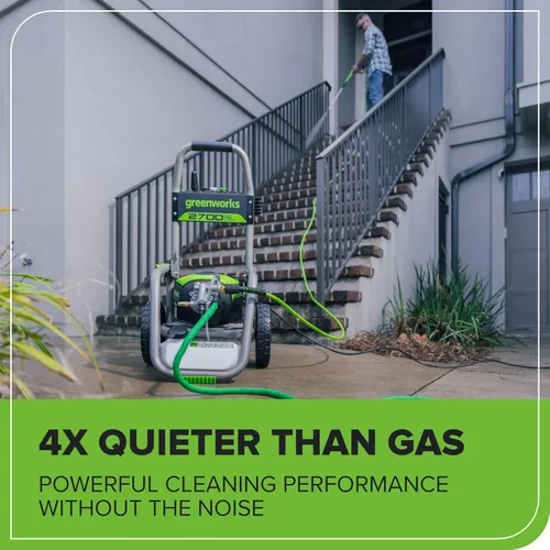 Miniatura 11 de Greenworks Pro Sin Escobillas 2700 PSI (Certificado CSA) 2.3 GPM Máx. / 1.2 GPM Lavadora a Presión Eléctrica