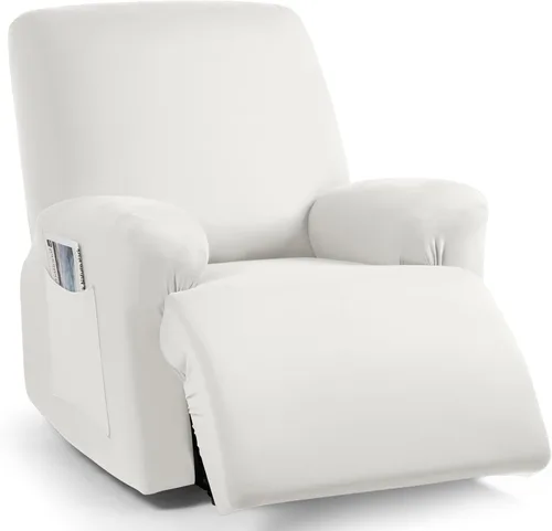 Miniatura 57 de TAOCOCO Funda para sofá reclinable, 3 piezas de fundas de tela de poliéster elástica para sofá reclinable de 3 asientos, protector de muebles suave