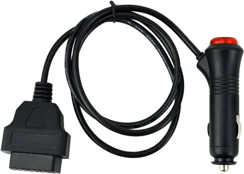 Miniatura 6 de Encendedor con botón de interruptor a OBD2 16Pin conector hembra ECU Cable 12V DC Fuente de alimentación (1M/3.3ft) Cambiar encendedor