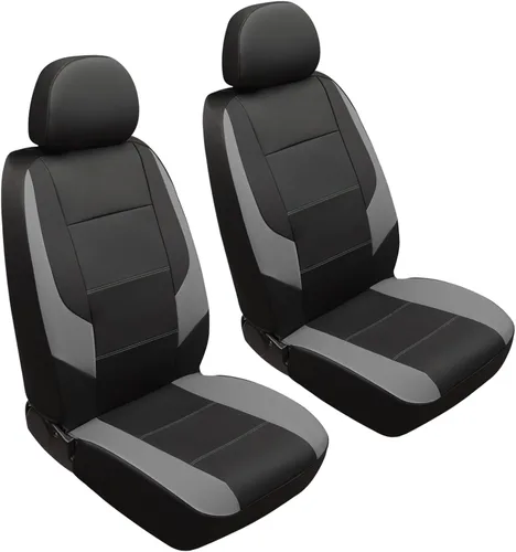 GIANT PANDA Funda de asiento delantero para Nissan, protectores de asiento de cuero de ajuste personalizado para Nissan Rogue Altima Sentra Versa