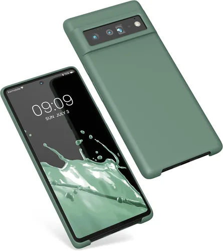 Miniatura 135 de kwmobile Funda Compatible con Google Pixel 6 Pro - Funda de teléfono de silicona TPU con acabado suave - Azul Arrecife