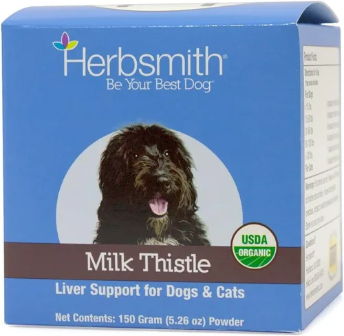 Miniatura 8 de Herbsmith - Suplemento de hierbas de cardo mariano para perros y gatos, 2.65 oz en polvo