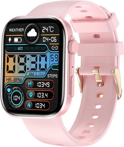 Miniatura 12 de Relojes inteligentes para hombres y mujeres, hacer/responder llamadas, pantalla HD de 2.01 pulgadas con más de 260 caras de reloj, monitor