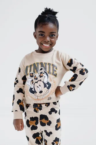 Miniatura 21 de Disney Minnie Mouse - Conjunto de sudadera de forro polar y leggings acampanados, tallas para bebés y niños grandes (18 meses - 10-12)