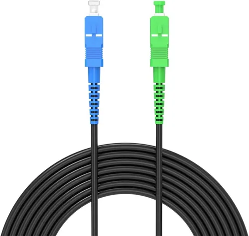 Miniatura 7 de 3M FC a FC Cable de fibra óptica blindado para exteriores Simplex 9/125 SM, Cable puente de conexión óptica 3 metros 10 pies monomodo