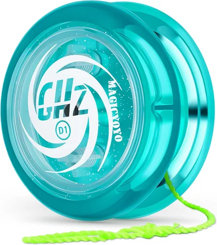 Miniatura 15 de Looping Yoyo D1 Responsive YoYo para niños principiantes, Yo Yo Yo de 2A Loop Yo-Yo Starter Yo-Yo Easy to Play Trucos de cuerda básicos (rojo)