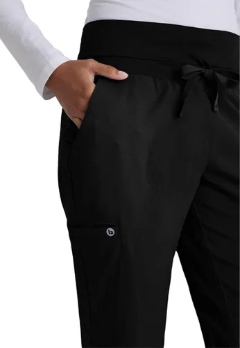 Miniatura 5 de BARCO One. Pantalón de uniforme médico, de pierna recta, tipo cargo, con 4 bolsillos, para mujer.
