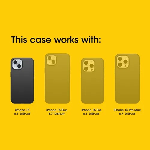Miniatura 2 de OtterBox Funda transparente para iPhone 16e, 15, 14 y 13 Defender Series XT - Terciopelo Evergreen (transparente), sin pantalla, resistente, se