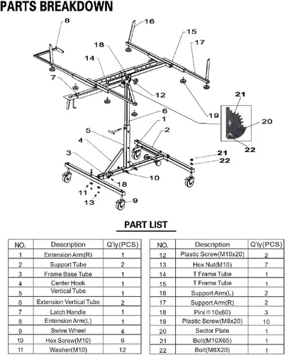 Miniatura 9 de LAUCO - Soporte de pintura multifunción, soporte de pintura automotriz, soporte para panel de cuerpo, soportes de puerta para pintura, soportes