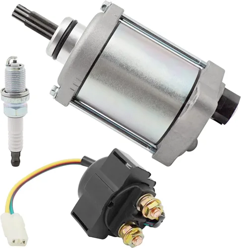 Miniatura 3 de JAVIK Kit de chispa de relé de motor de arranque para Honda Rancher 420 2007-2013, OEM # 31200-HP5-601 35850-HP5-600