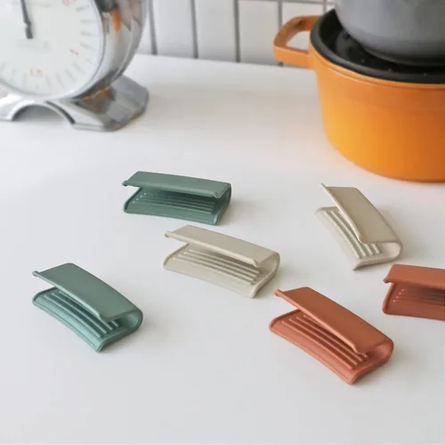 Miniatura 7 de Carrotez Soportes de silicona para ollas, cubiertas resistentes al calor para mangos de ollas para cocina, accesorios para hornos holandeses