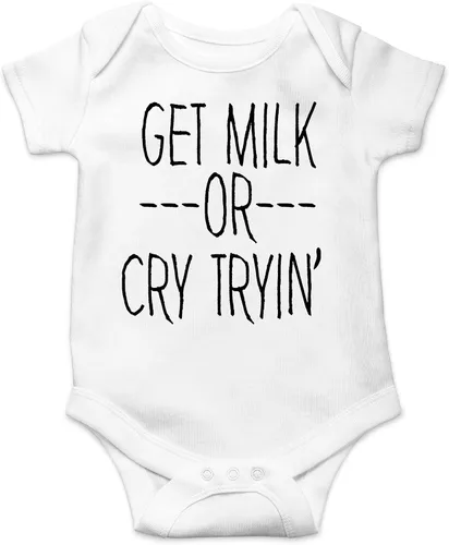 Miniatura 13 de Get Milk or Cry Tryin - Ropa de bebé - Divertidos trajes para recién nacidos para niños y niñas